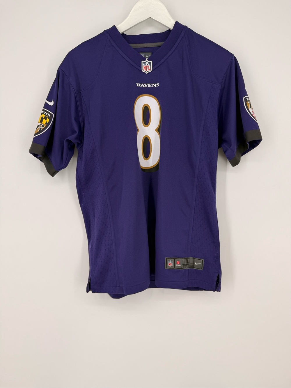Nike Baltimore Ravens Lamar Jackson #8 Game Jersey